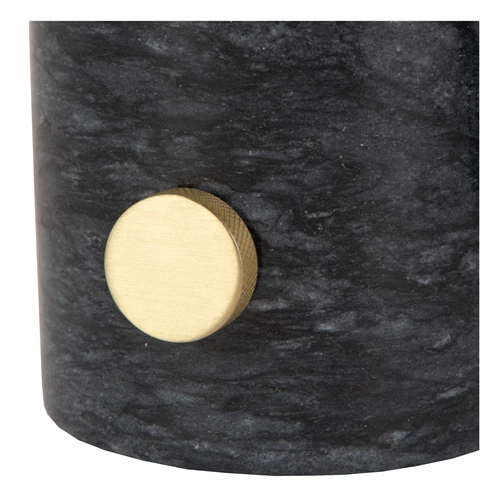 Lucide CHARLIZE - Tafellamp - Ø 23 cm - 1xE27 - Zwart - detail 1